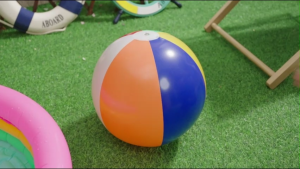 GOOGOO BIRD Inflatable Rainbow Color Beach Ball Pool Toys for Kids Beach Ball / Bola Pantai