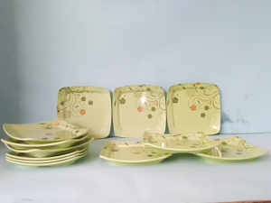 Piring Ceper Segi Melamin 6" AFU06 / ONYX / Melamin