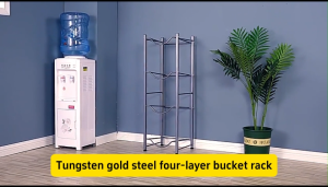 ICIC Mineral Water Dispenser Rack Stand 3/4/5 Layer Water Container Gallon Jug Organizer Rack Space Saver Kitchen Organizer