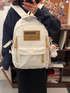 Uniqkids School Bag Backpack for middle school students Nylon Material Multifunctional Bag Large capacity Travel Bag