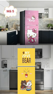 Tranh Dán Tủ Lạnh 3D - Miếng Dán Tủ Lạnh 3D - Decal Tủ Lạnh 3D Siêu Bền Đẹp Phù Hợp Mọi Loại Tủ 841tdd