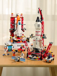 Set Mainan Edukasi: Kotak Balok Susun Pesawat & Mainan Anak Rakitan