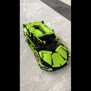Lamborghini Building Block 1:14 Kereta Control Sports Car Compatible With Lego Technic Kereta Model Mainan Elektrik Budak Lelaki Toys For Boys Kids Birthday Gift