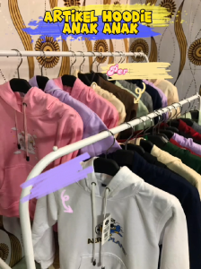 Sweater Hoodie Bismania Kids Panda Galacticos Anak Laki Laki Perempuan Usia 2-12 Tahun Tunggal Jaya