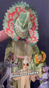 ชุดแฟนซีเด็กไดโนเสาร์ เวโลซีแรปเตอร์ แร็พเตอร์ Raptor (FANCY416)