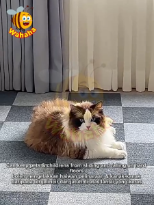 Wahaha 8PCS 30X30CM Non Slip Floor Carpet Tiles Japanese Puzzle Self Adhesive Carpet Office Bedroom Living Room Karpet Lantai