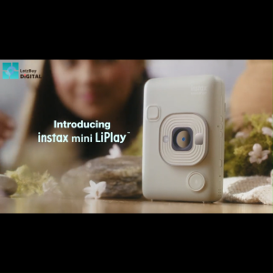 FUJIFILM INSTAX MINI LiPlay Hybrid Instant Digital Camera/Bluetooth/sound recording Mini Film (1 Year Malaysia Warranty) Birthday/Holiday Gift LotzBuy