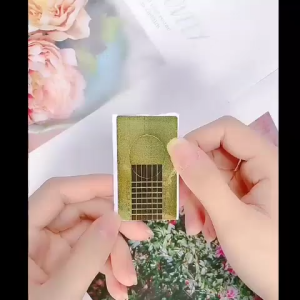 NAIL FORM 500 PCS / CETAKAN NAIL EXTENSION / NAIL FORM ACRYLIC NAIL ART GEL EXTENSION