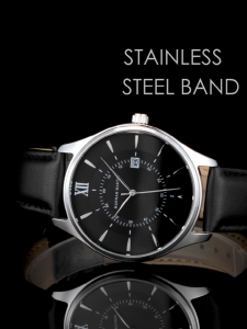 Jam Tangan Pria Hannah Martin 1231 100% Original Chrono Aktif Sporty Tahan air COWOK Quartz Analog tanggal Laki Fashion Business elegan garansi kulit premium man watch