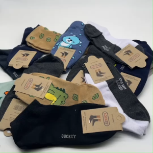 ถุงเท้าแฟชั่นข้อสั้น 12คู่ เนื้อผ้าดีนุ่ม ข้อเท้า สินค้าไทย