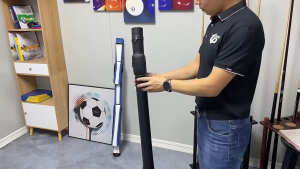 【COD/Original】Billiard Cue Stick Case Black Pool Cue Stick Hard Case 1 Stick 2 Holes