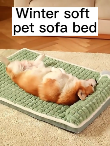 Tempat Tidur Hewan Peliharaan Anjing Kucing Pet Dog Bed M dan L - HR077 - Gray