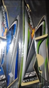 STIKER STRIPING STANDART MOTOR HONDA SUPRA X 125 2010 TERMURAH