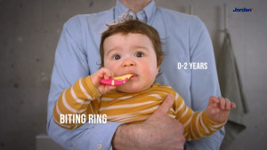 JORDAN Sikat Gigi STEP 1 STEP 2  Jordan Sikat Gigi Kids Buddy 1 - 4 thn Pasta Gigi STEP 1 STEP 2