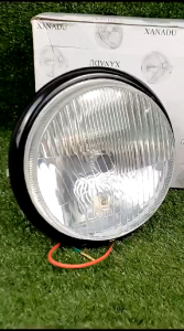 Lampu Depan Reflektor JUTE hitam CB GL KING MEGAPRO TIGER kaca datar Autopal