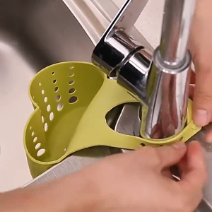 Giỏ Đựng Có Dây Treo Tại Bồn Rửa Bát Chất Liệu Nhựa Mềm