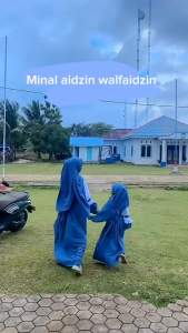 (SIAP KIRIM) Gamis Syari Anak Perempuan Set Hijab Pasmina Bahan Cringkle Mix Brokat 4-10 Tahun