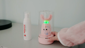 TonyRare - Bàn chải đánh răng điện cho bé hình chữ U Silicone tự động 360 U Shaped Smart Kids Toothbrush