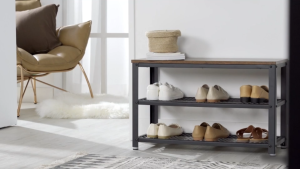 Little Carpenterr Shoe Bench Shoe Rack Shoe Changing Stool Shoe Cabinet Bench Rak Kasut Bangku Kasut Kabinet Kasut 鞋柜 鞋架
