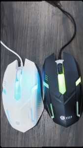 V2S MS103 Mouse USB Wired Gaming Cool High Configuration Led Back light For Laptop PC