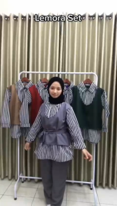 FREE BELT!!! LEMORA SET - Setelan Wanita Terbaru 2024