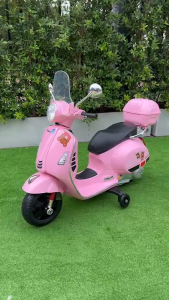 NP TOYS รถแบตเตอรี่เด็กนั่ง รถเวสป้าเด็กนั่งคันใหญ่ รถเด็กนั่ง เวสป้า2มอเตอร์ MN-1009