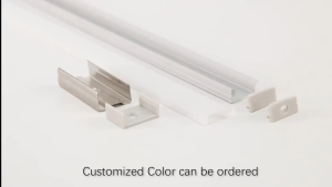 WELIGHT LED U-Shaped Lighting Strip 1M/1.5M with Aluminum Profile and Matte Diffuser for Home Décor
