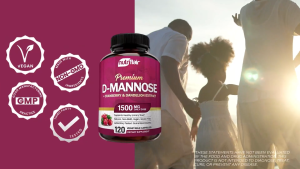 D-Mannose with Dandelion and Cranberry Extracts: A Natural Urinary Tract Health Supplement