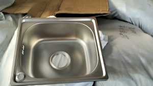 ROYAL ROOM Chậu rửa chén bát một hộc kích thước 42x37cm Chậu thông dụng tiện lợi chậu inox cao cấp dập khuôn bền bỉ chống sét