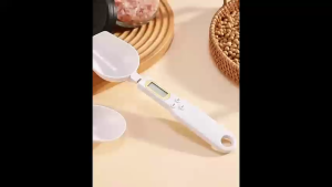 JLD Electronic Kitchen Scale 500G Digital Spoon Scale WHITE Mini Kitchen Tool FOR cofeeMilk