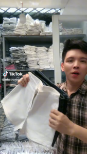 quần jean đùi co giãn 1 túi lưng cao có big size