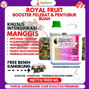 Pupuk Topfarm / Pupuk Booster Pelebat Buah Manggis / Pupuk Untuk Pohon Manggis / Pupuk Pembesar Buah Manggis / Pupuk Buat Pohon Manggis / Pupuk Penyubur Pohon Manggis