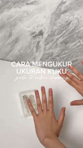 Kuku Palsu Nail Art Pink Sky