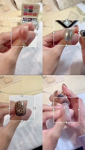 Ardour Nail Art Silicone Applicator Stick Chrome Pigment Dust Applying Gradient Shading Pen Powder Lip Nail Brushes Tools
