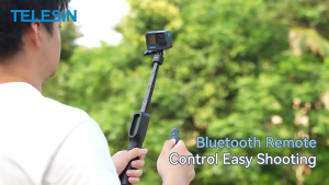 TELESIN 5000Mah 360° Rotation Charging Selfie Stick Power Bank Remote control Tripod For GoPro S1-CSS-01-TGP