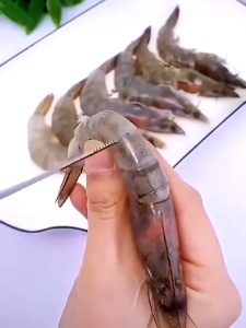 Peeling Shrimp Cutter Shrimp Peeler Line Lobster Prawn Line Remover Clean up Seafood Tools 虾线清除器