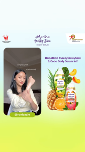 MARINA Healthy Booster Bright Serum & Triple Skin Protection Body Serum 185ml || Marina Hand & Body Lotion Limited Edition