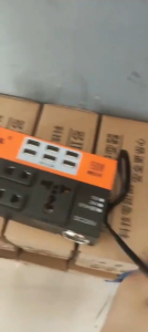 1500W Car Inverter 12V 24V To 220V Power Converter 6USB Multi-function Car Protection Inverters