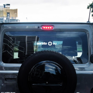 Sticker | 1X Serato DJ | Weather Proof Die-cut decals | 8 inches