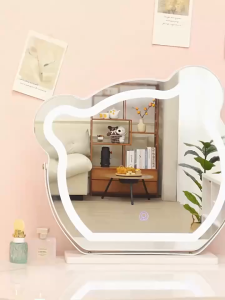 Intelligent Bathroom Mirror Three Color Light Adjustable Vanity Mirror Led Decorative Wall Mirror Bathroom Makeup Mirror