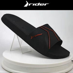 Free Slide Ad Black Red Mens Slides