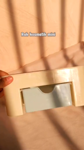 Rak Kosmetik Plastik Mini / Rak Perhiasan / Organizer Multifungsi