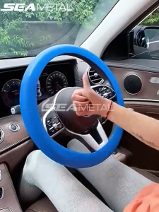 SEAMETAL Sarung Setir Mobil Bahan Silicon Cover Setir Mobil Universal Aksesoris Mobil