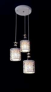 3 Lampu Gantung LED Minimalis 3 iN 1 Modern Bentuk Kelopak untuk Dekorasi Ruang Makan