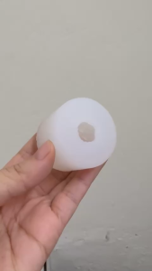 Khuôn silicon quả dâu tây có cuống khuôn trái dâu tây trắng