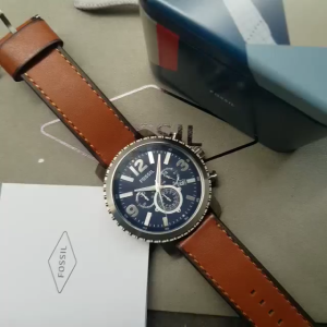 [Promo] Jam Tangan Pria FS BQ2126 / BQ 2126 Luxury Elegant Chrono Dress Brown Leather Chronograph Steel Original Garansi 2 Tahun [✔COD][100% Authentic] Garansi 1 Tahun [COD]