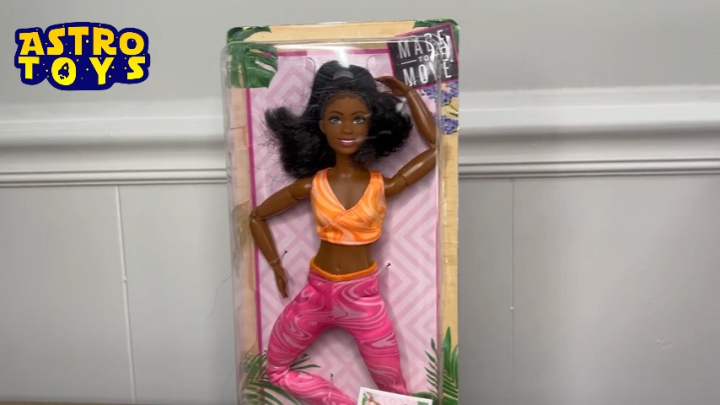 Mattel barbie made to move yoga dolls Original FTG80 Mainan Anak