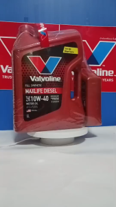 Valvoline MAXLIFE DIESEL 10W-40 (6+1 ลิตร) วาโวลีน แม๊กไลฟ์ ดีเซล สันติเข้ม 100% สำหรับมองหารมากและควบคุมรวม