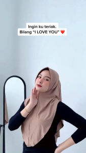 HIjab Instan Bergo Jersey Premium Hamidah dengan PET Busa