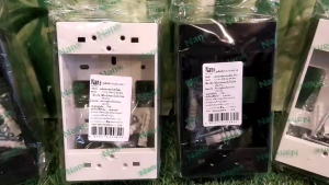 กล่องลอยขอบเหลี่ยม หรือบ๊อกลอย 2x4นิ้ว สีขาวกับสีดำ ยี่ห้อ NANO ของแท้ 100% (ต่อชิ้น) และ (ยกกล่อง)